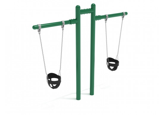 7 feet high Elite Early Childhood T Swing - 2 Cantilevers